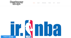 Desktop Screenshot of breakawayhoops.com