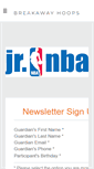 Mobile Screenshot of breakawayhoops.com